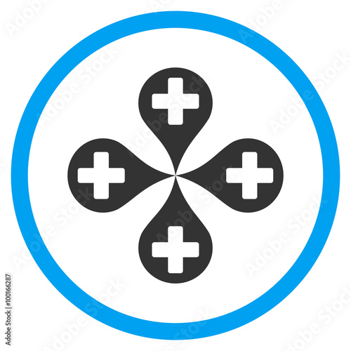Hospital Map Markers Icon