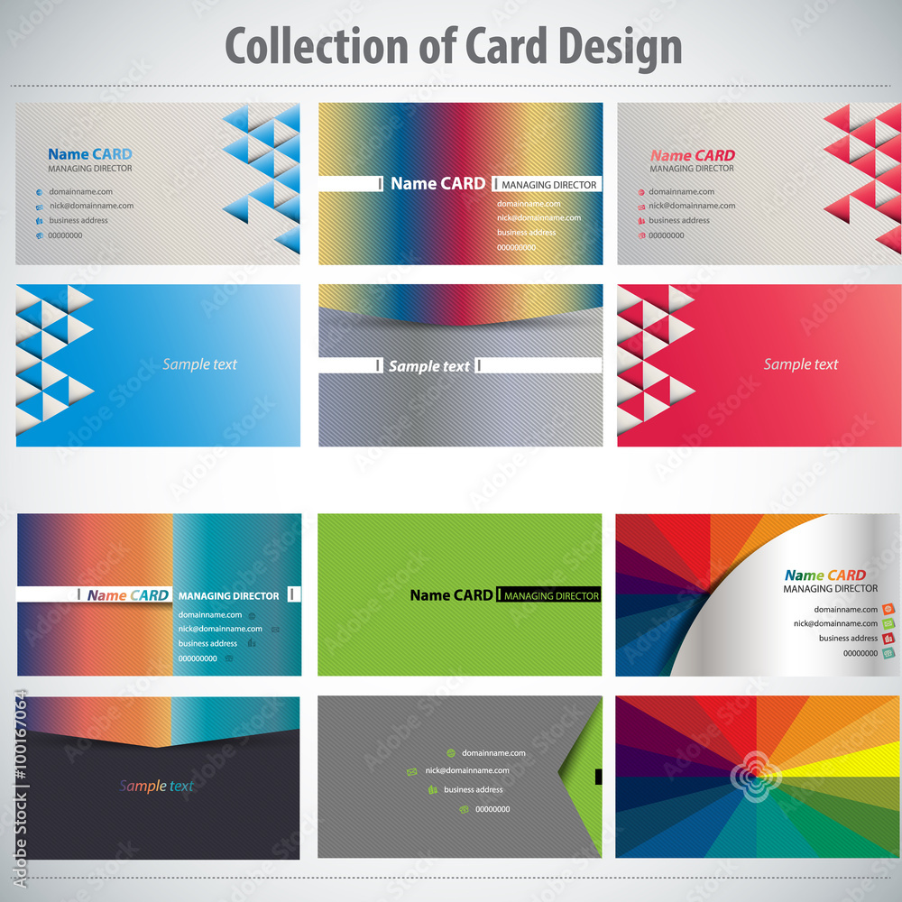 Collection of Card Design Template
