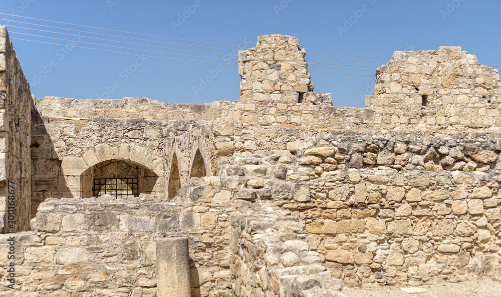Medieval Limassol Castle ruins. Cyprus.
