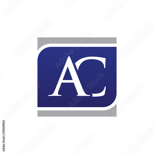 Initial Letters Logo Vector Square ac
