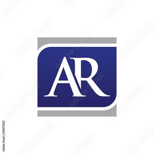 Initial Letters Logo Vector Square ar