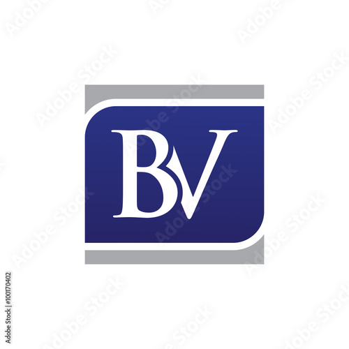 Initial Letters Logo Vector Square bv