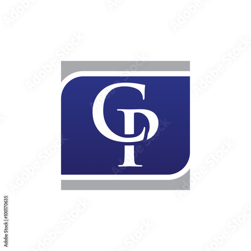 Initial Letters Logo Vector Square cp