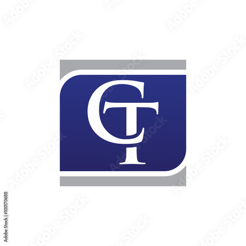 Initial Letters Logo Vector Square ct