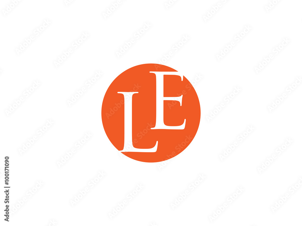 Double LE, letter logo Double LE, letter logo