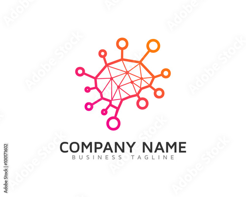 Brain Share Logo Design Template