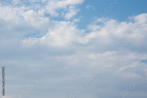 Beautiful colors on cloudscape for background