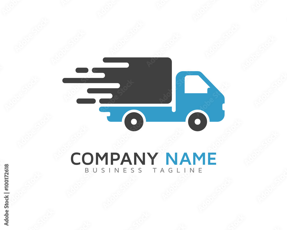 Fast Delivery Logo Design Template