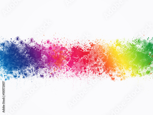 Colorful Abstract artistic watercolor splash background 