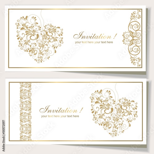 Set mit zwei Glückwunschkarten