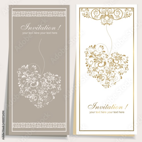 Set mit zwei Glückwunschkarten 