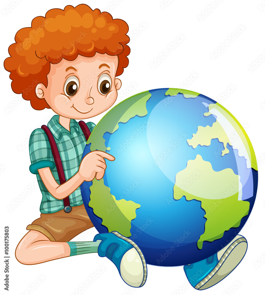 Little boy and the world Little boy and the world