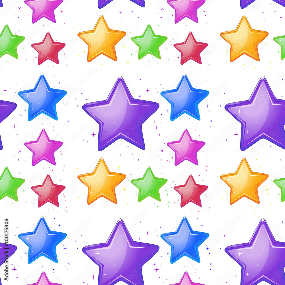 Background design with seamless stars Background design with seamless stars