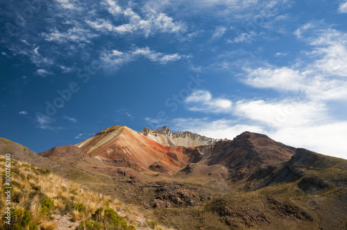 crater of Tunupa Volcano near Uyuni, Bolivia