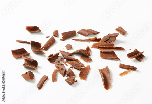 Chocolate shavings