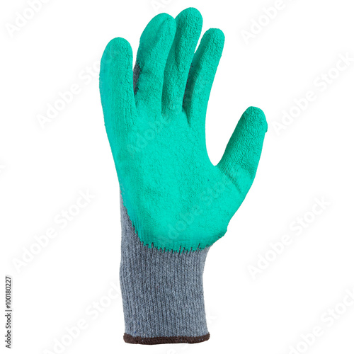 Green glove photo