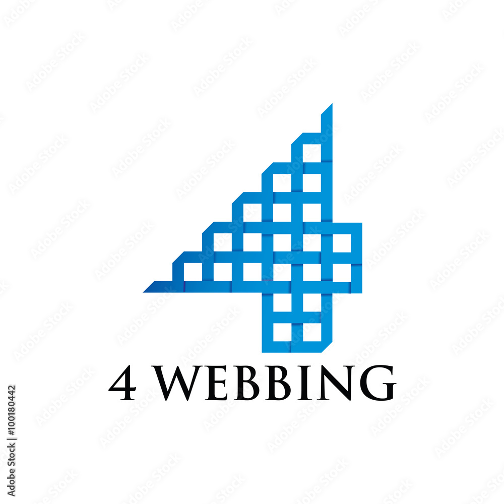 4 webbing pixel Logo icon 4 webbing pixel Logo icon