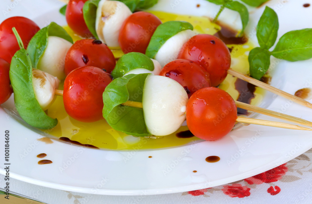 Caprese salad skewers Caprese salad skewers