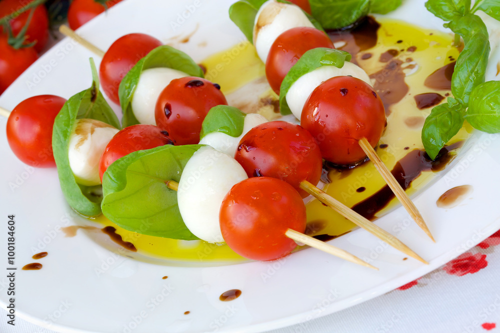 Caprese salad skewers Caprese salad skewers