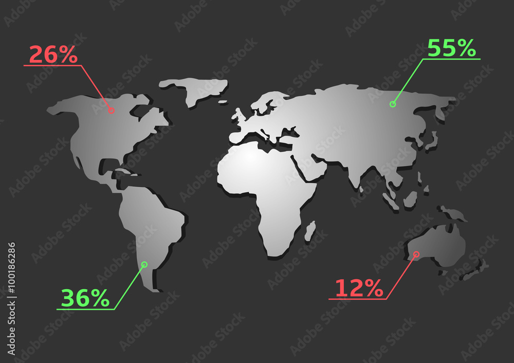 Abstract World map