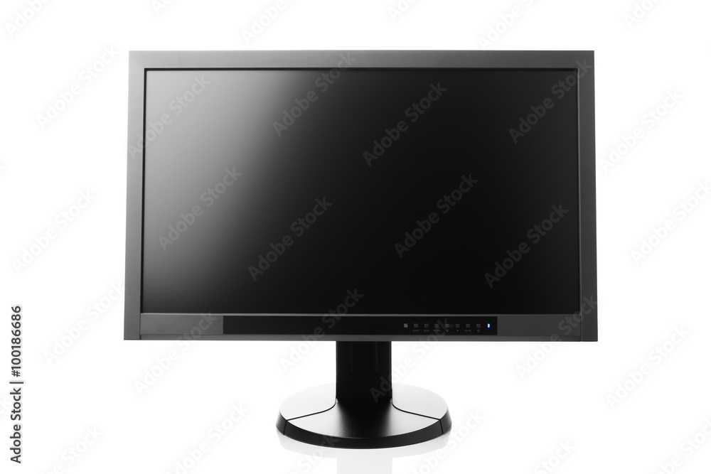 professional graphic monitor isolated on white professional graphic monitor isolated on white