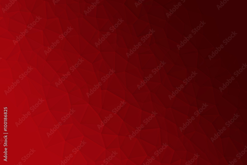 Obraz premium red and black polygon for background design.