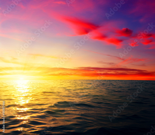  sea and sunset © Alekss