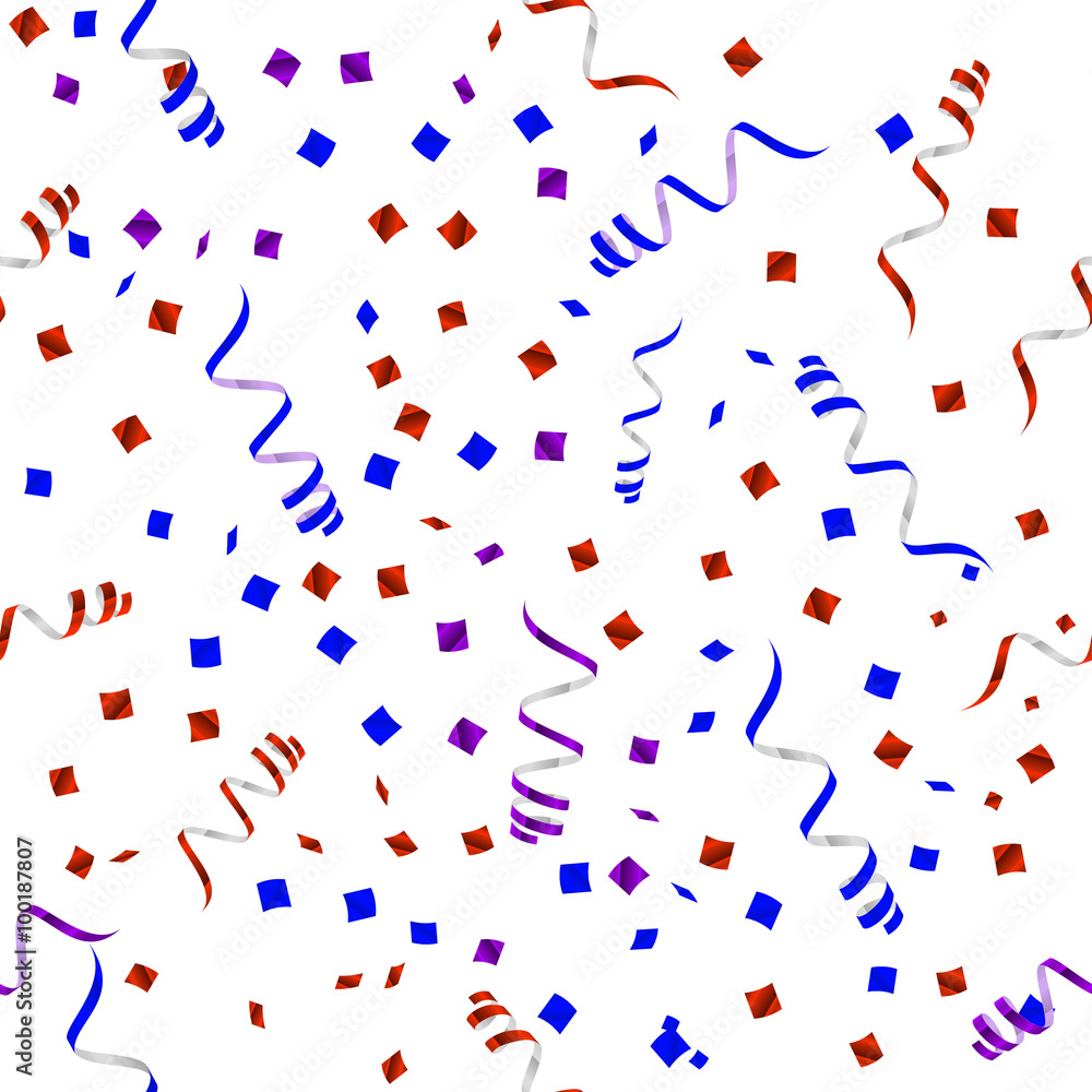 Party streamers pattern. Seamless. Vector Party streamers pattern. Seamless. Vector