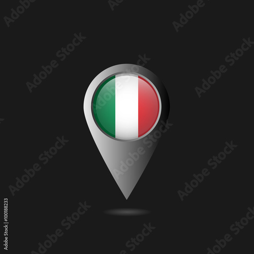 Free Download Italy flag pointer - GFXLoad