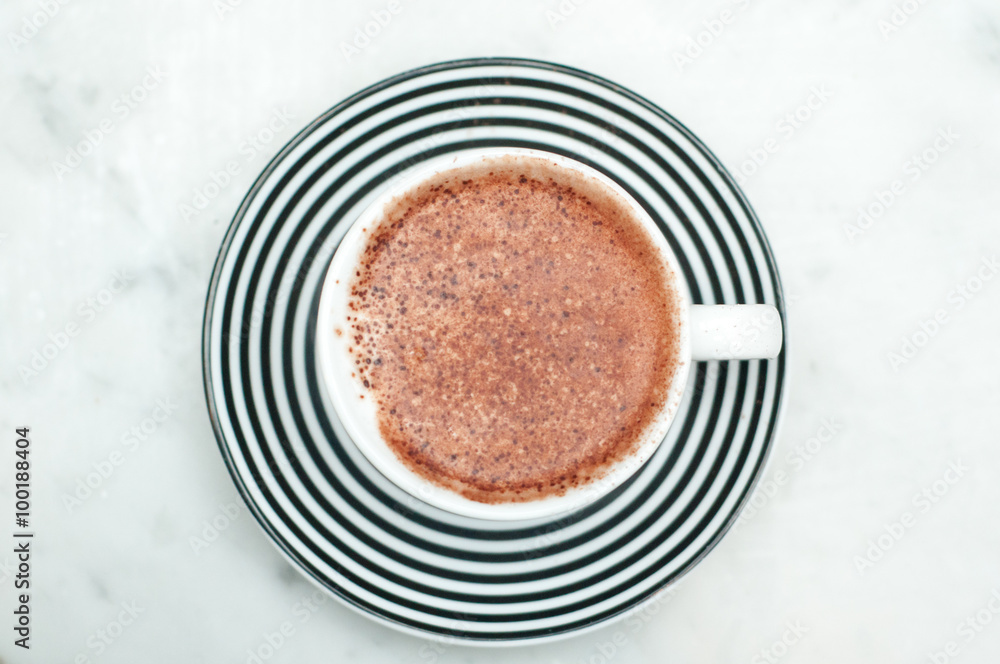 Freshly made cappuccino Freshly made cappuccino