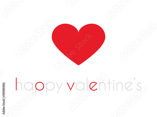 Wallpaper Mural Vector illustration of love concept and Valentine´s day background with text and heart. Torontodigital.ca