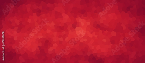 vector illustration - red abstract geometric mosaic colorful picture