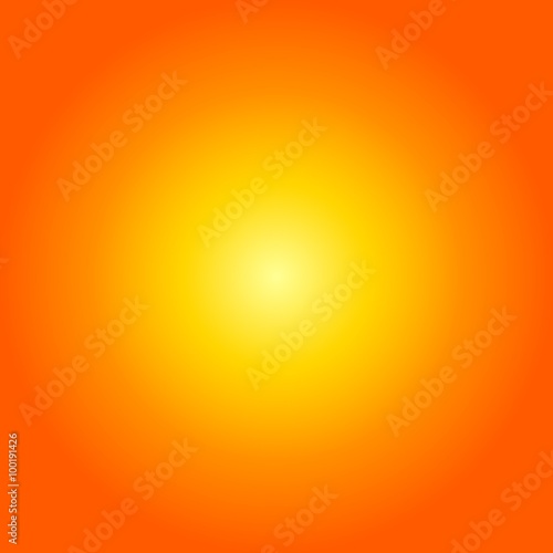 Orange background with a bright center