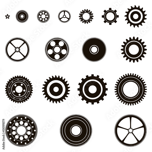 Silhouette Gear - Cogwheel Set