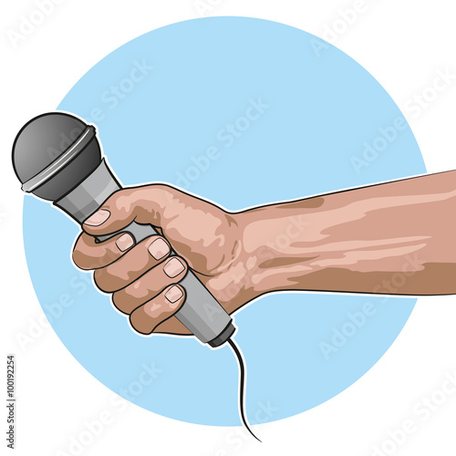 Holding a Microphone