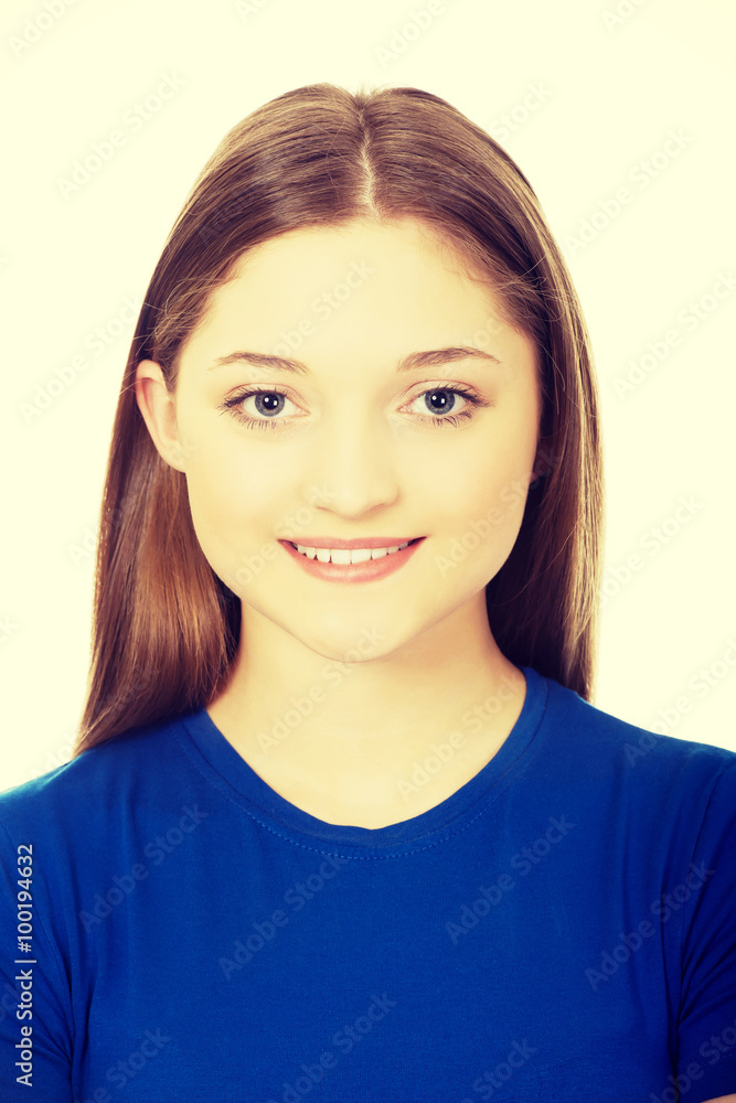 Fototapeta premium Beautiful young teenage woman.