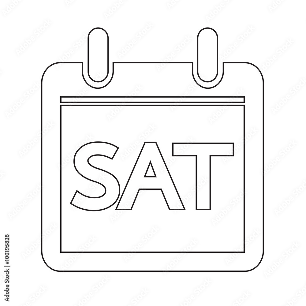Day Calendar icon illustration sign design style Day Calendar icon illustration sign design style