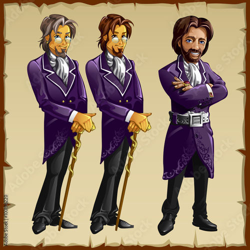 Three images respectable men from the last century