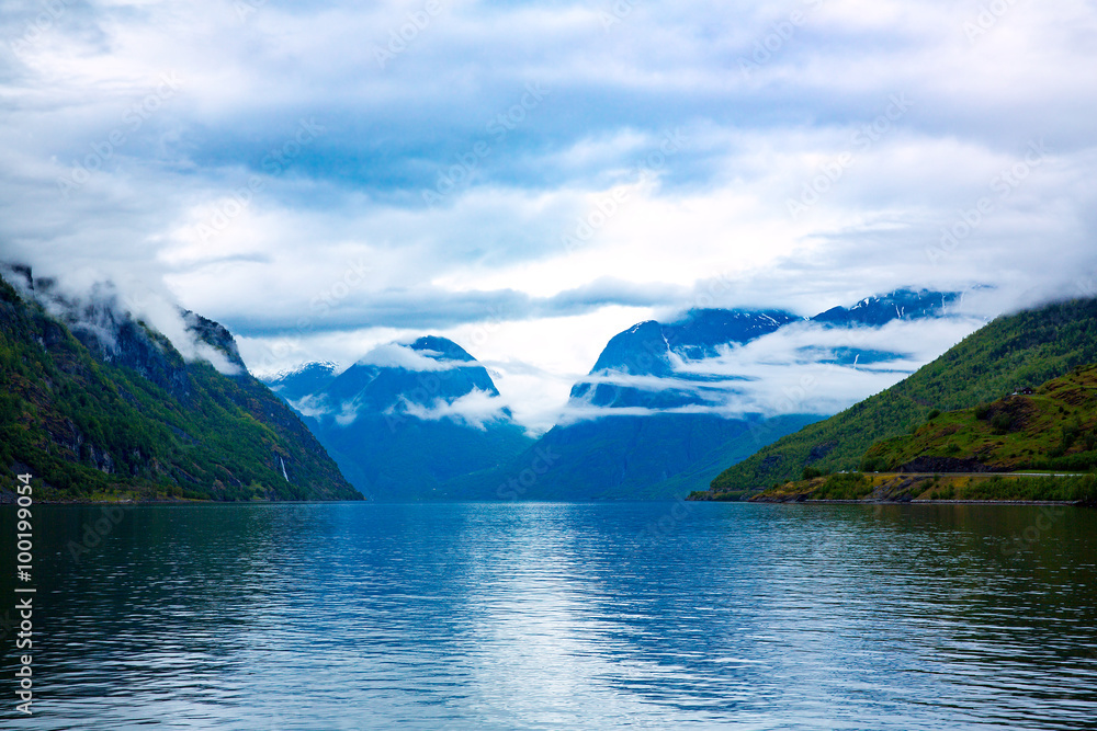 Naklejka premium Beautiful Nature Norway.