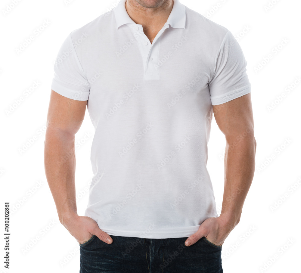 Fototapeta premium Midsection Of Man In Casuals