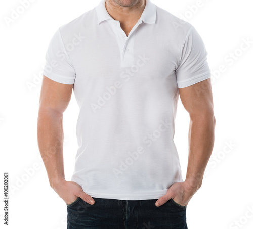Midsection Of Man In Casuals