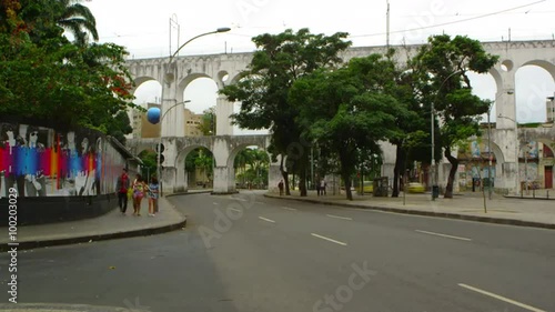 Wallpaper Mural RIO DE JANEIRO, BRAZIL - JUNE 23: Time lapse of street in Rio de Janeiro on June 23, 2013 Torontodigital.ca