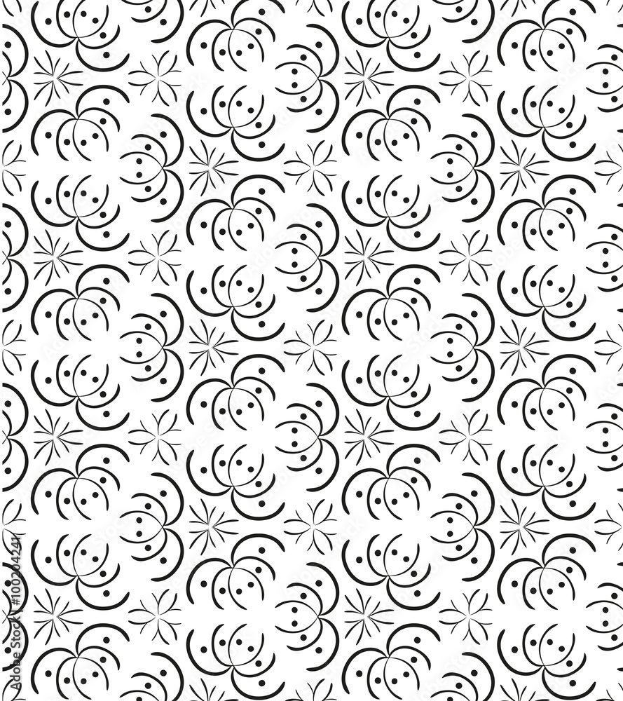 Snowflake vector pattern Snowflake vector pattern