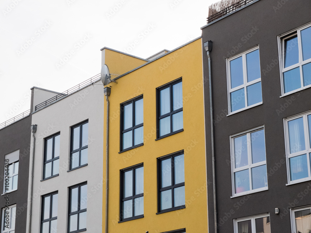Obraz premium Low rise modern apartment buildings