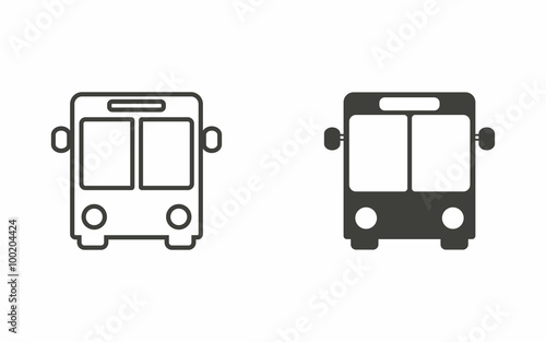 Bus - vector icon.