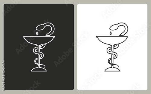 Medical symbol- vector icon.