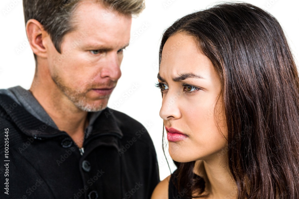 Couple not talking after argument Couple not talking after argument