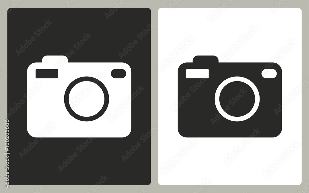 Photo - vector icon. Photo - vector icon.