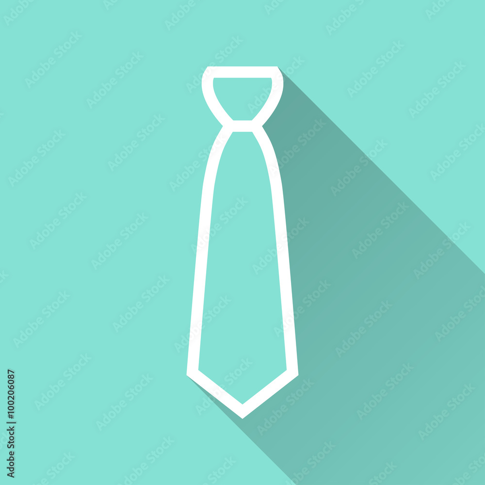 Necktie - vector icon.