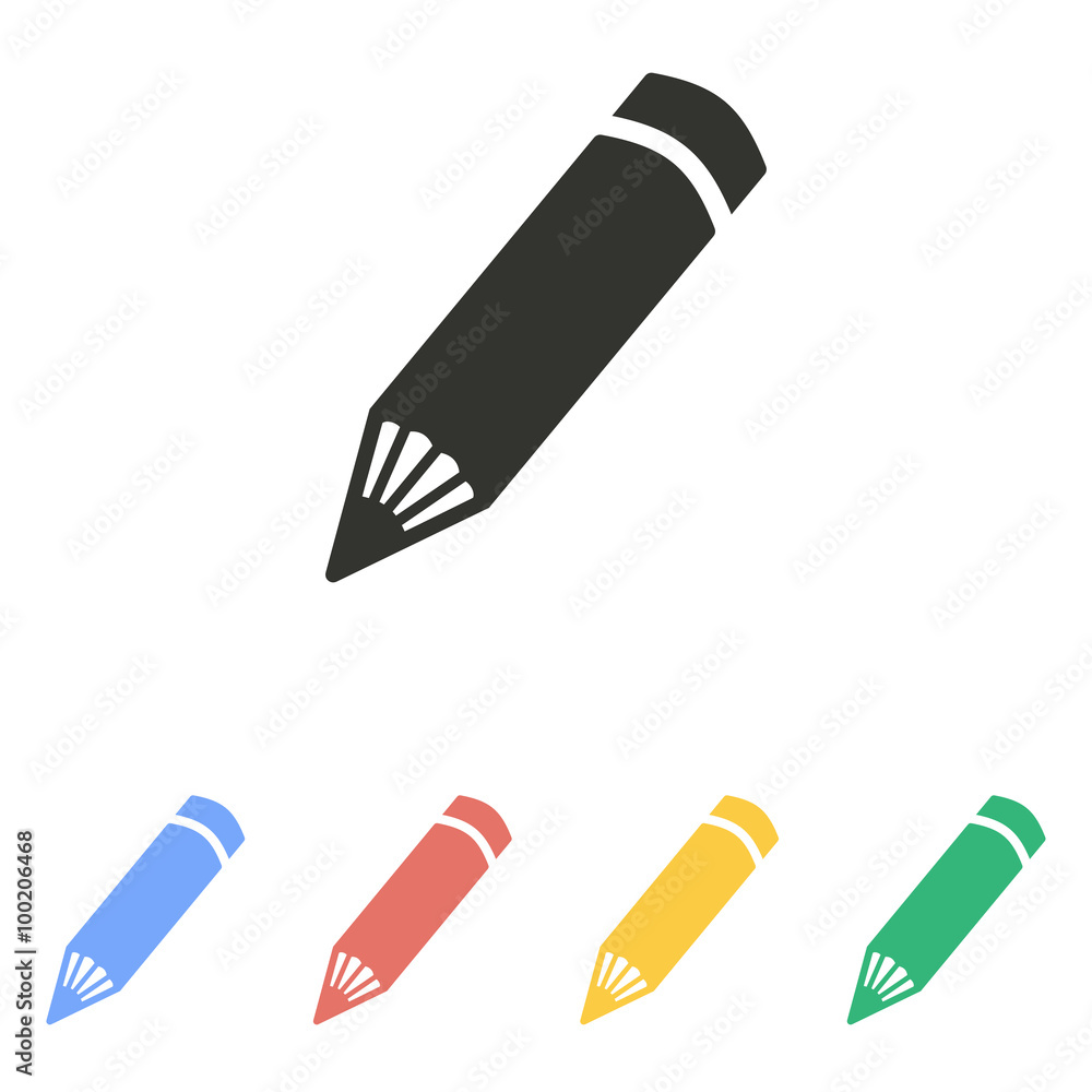 Pencil - vector icon. Pencil - vector icon.